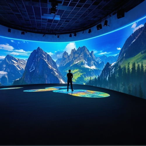 CAVE展空间互动|大屏雷达互动解决方案